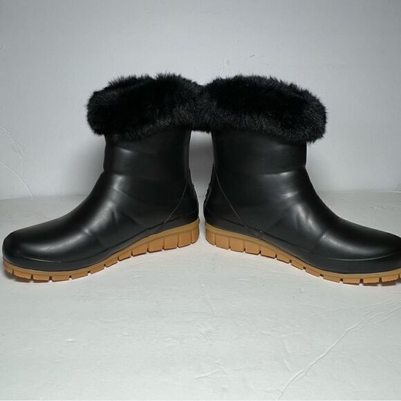 Joules Chilton Womens Short Black Rain Boots 5 - Picture 6 of 12